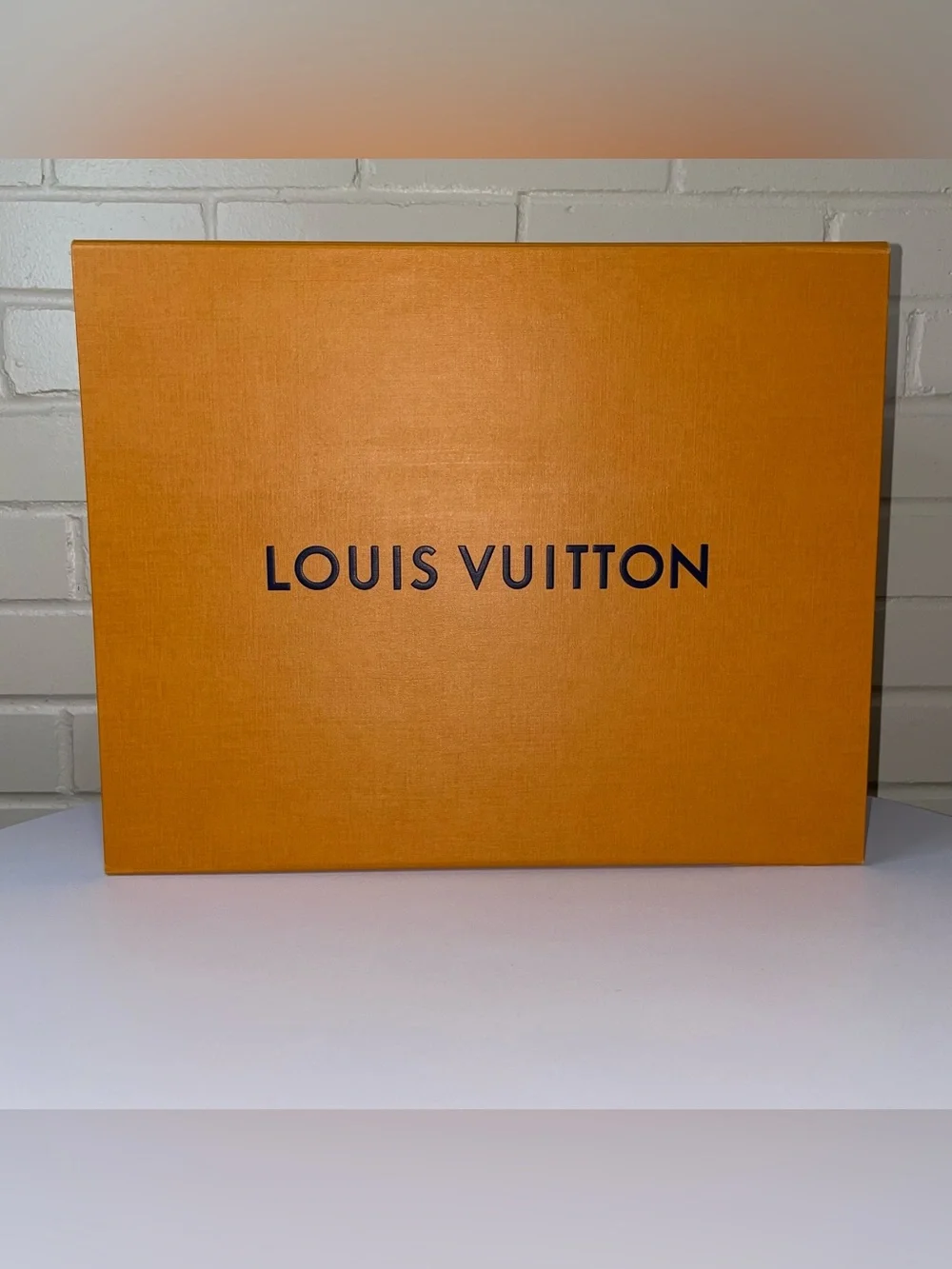 Authentic Louis Vuitton Large Box! Gift Box With Tissue Paper! 14” x 12” x 8”